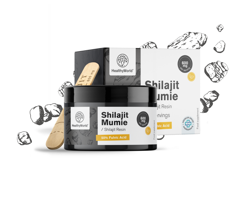Shilajit Mumie 600 mg – resina