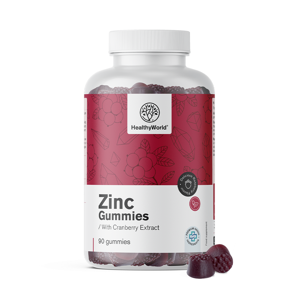 Zinco com extrato de cranberry.