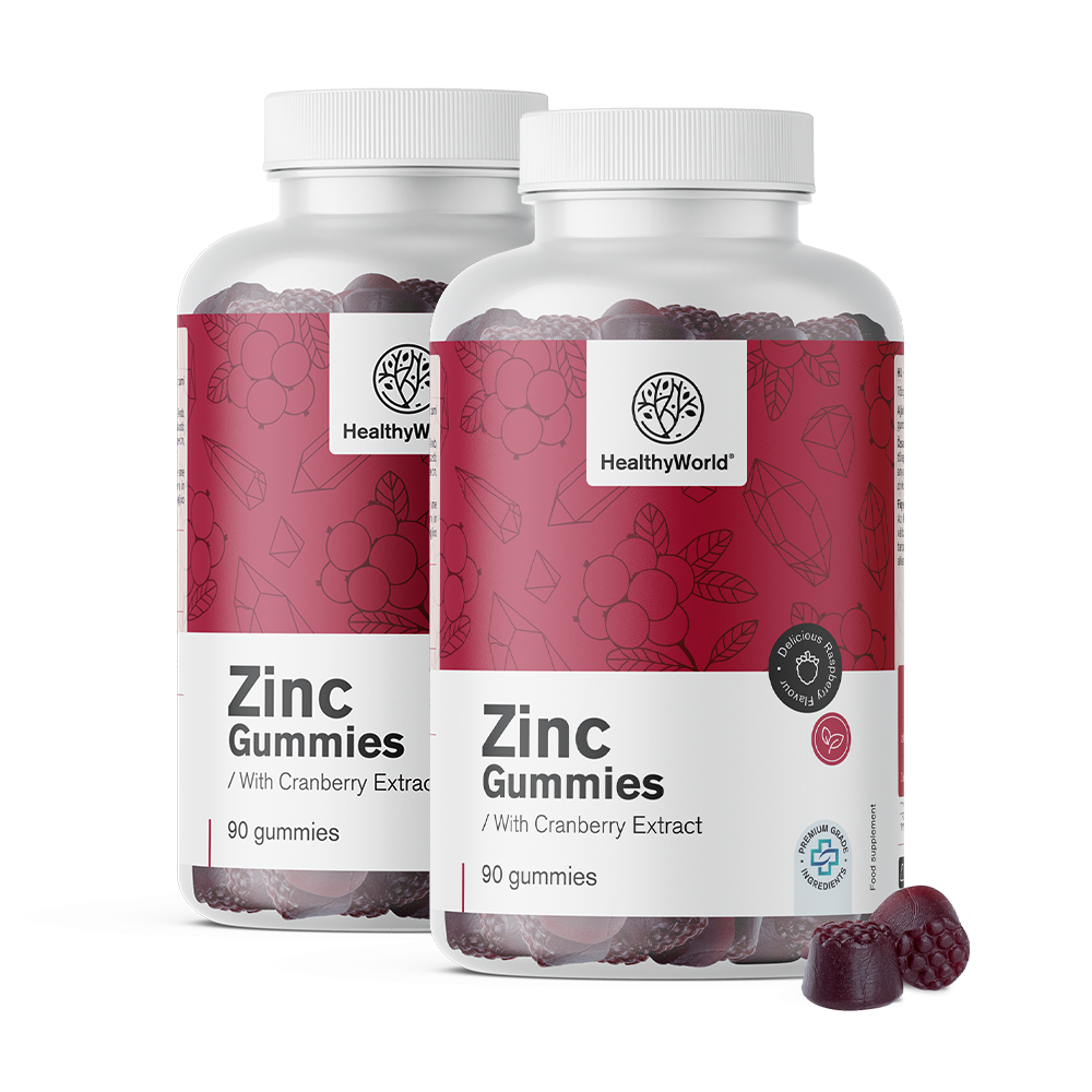 Zinco com extrato de cranberry.