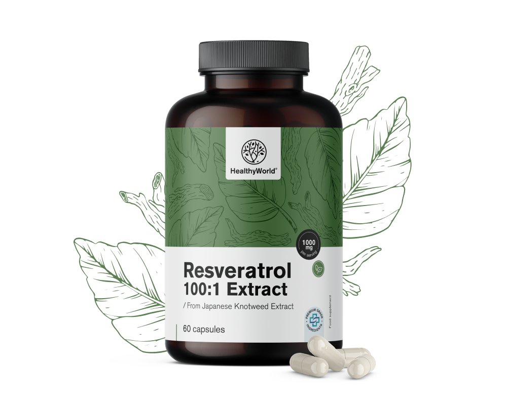Resveratrol 1000 mg - extrato 100:1