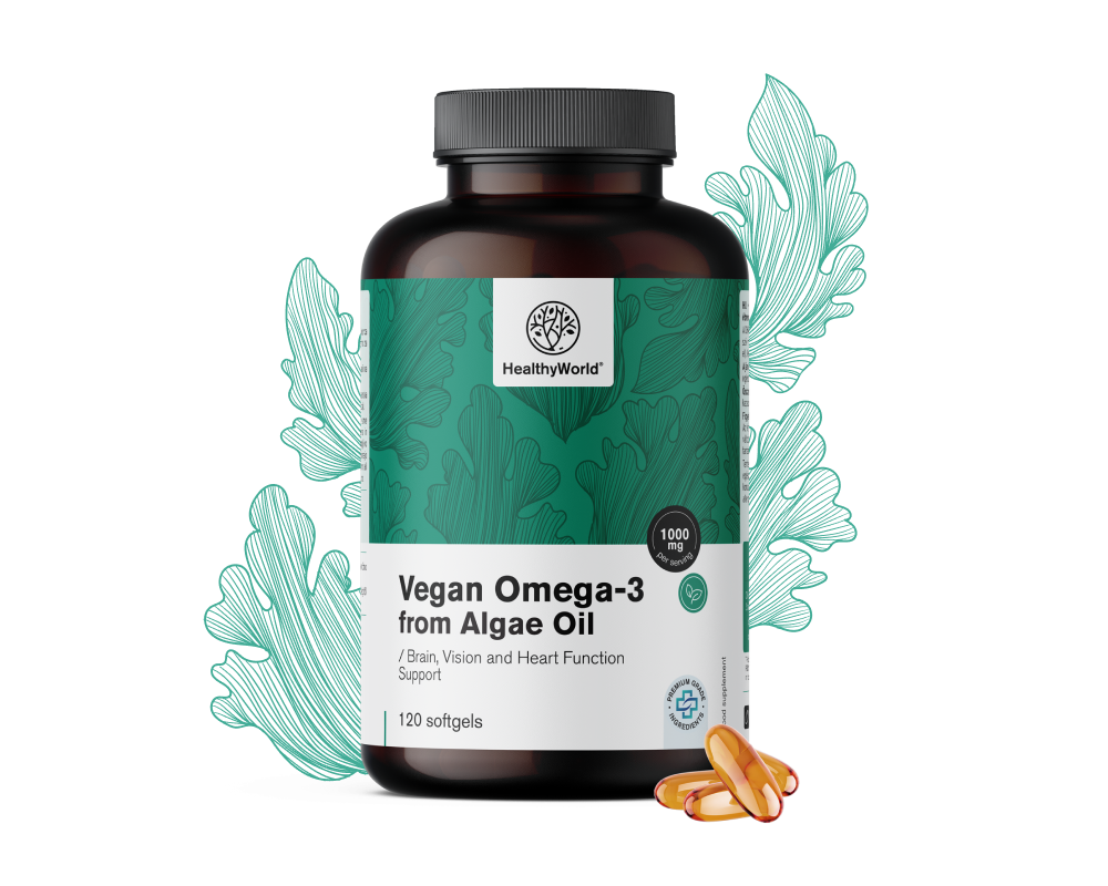 Ómega-3 vegan 1000 mg - de algas