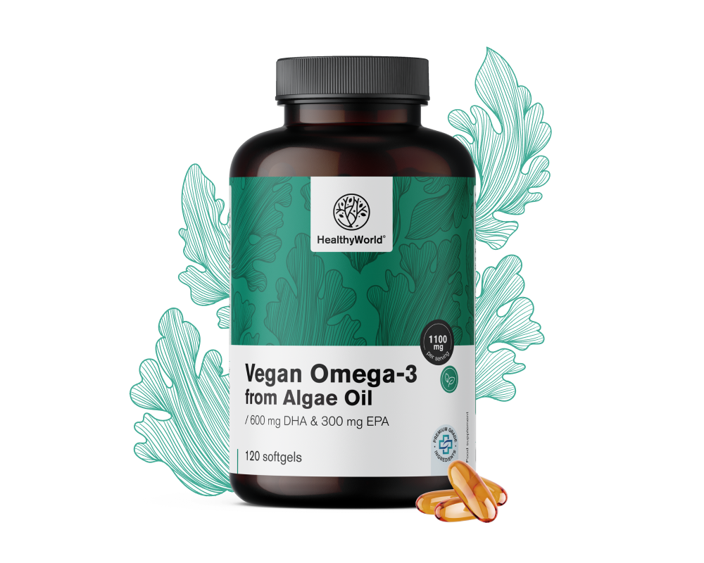 Ómega-3 vegan 1100 mg - de algas