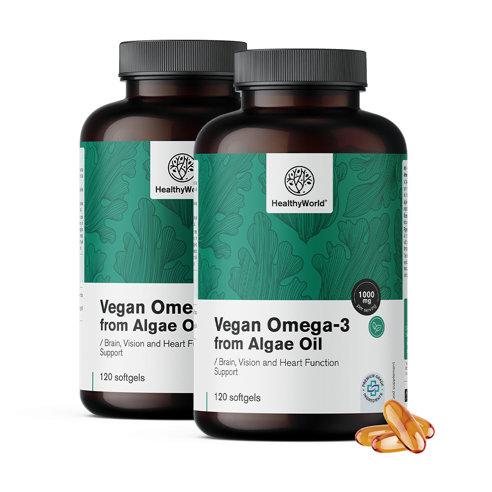 Ômega-3 vegano 1000 mg - de algas