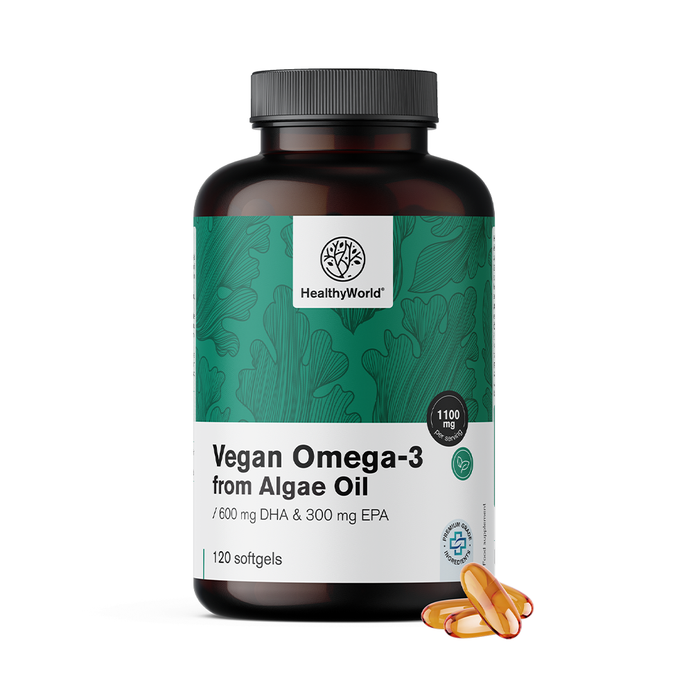 Ômega-3 vegano 1100 mg - de algas