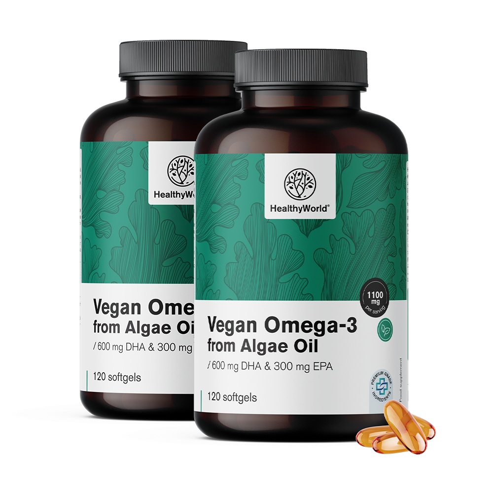 Ômega-3 vegano 1100 mg - de algas
