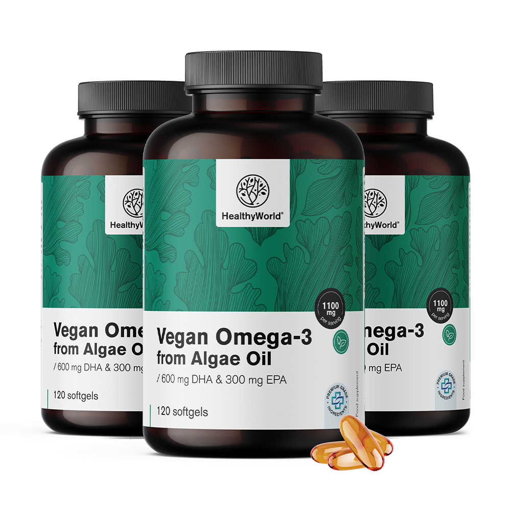 Ômega-3 vegano 1100 mg - de algas