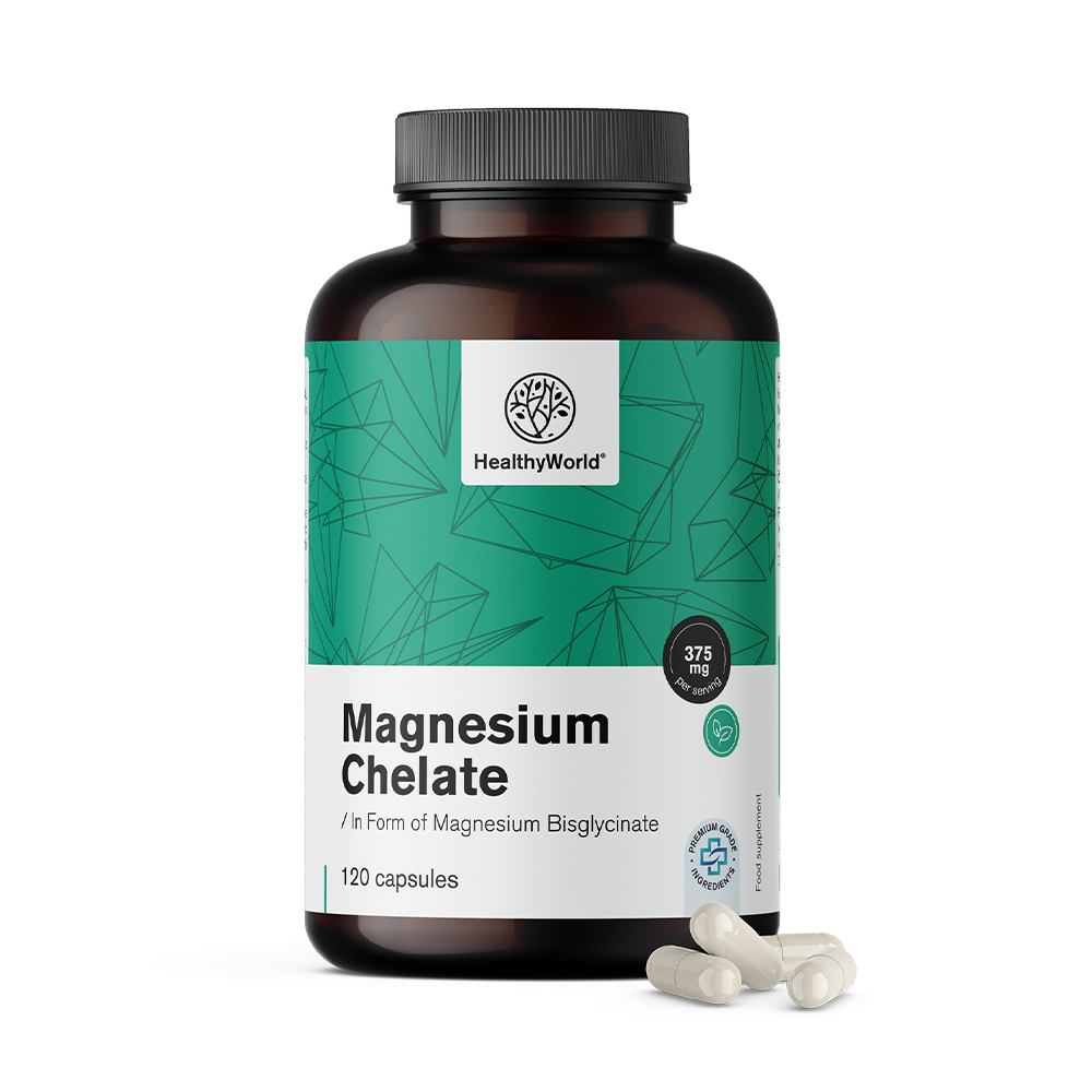 Quelato de magnésio 375 mg