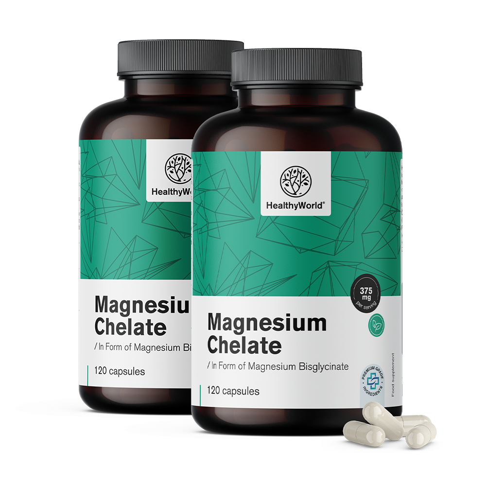 Quelato de magnésio 375 mg