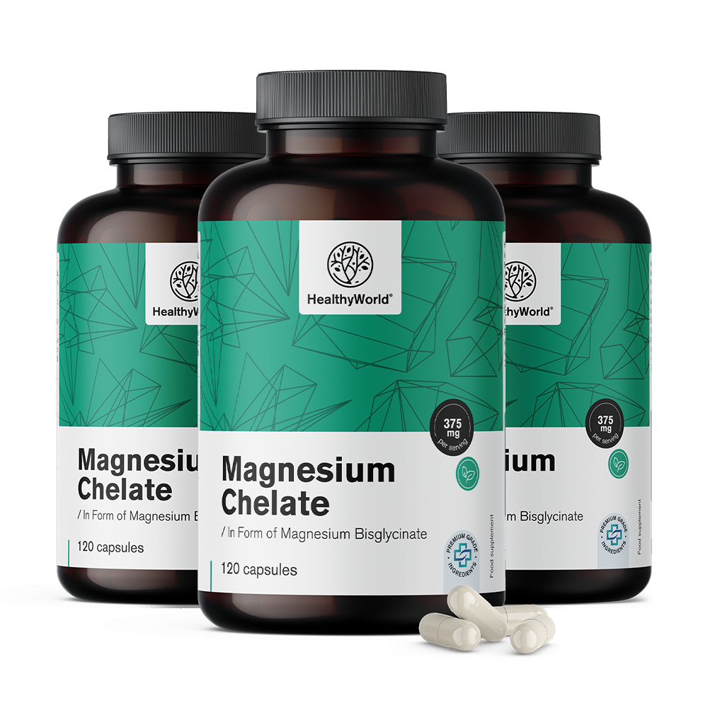 Quelato de magnésio 375 mg