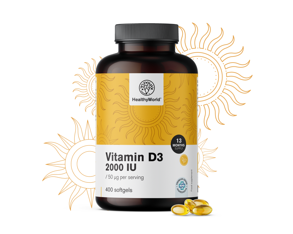 Vitamina D3 2000&nbsp;UI