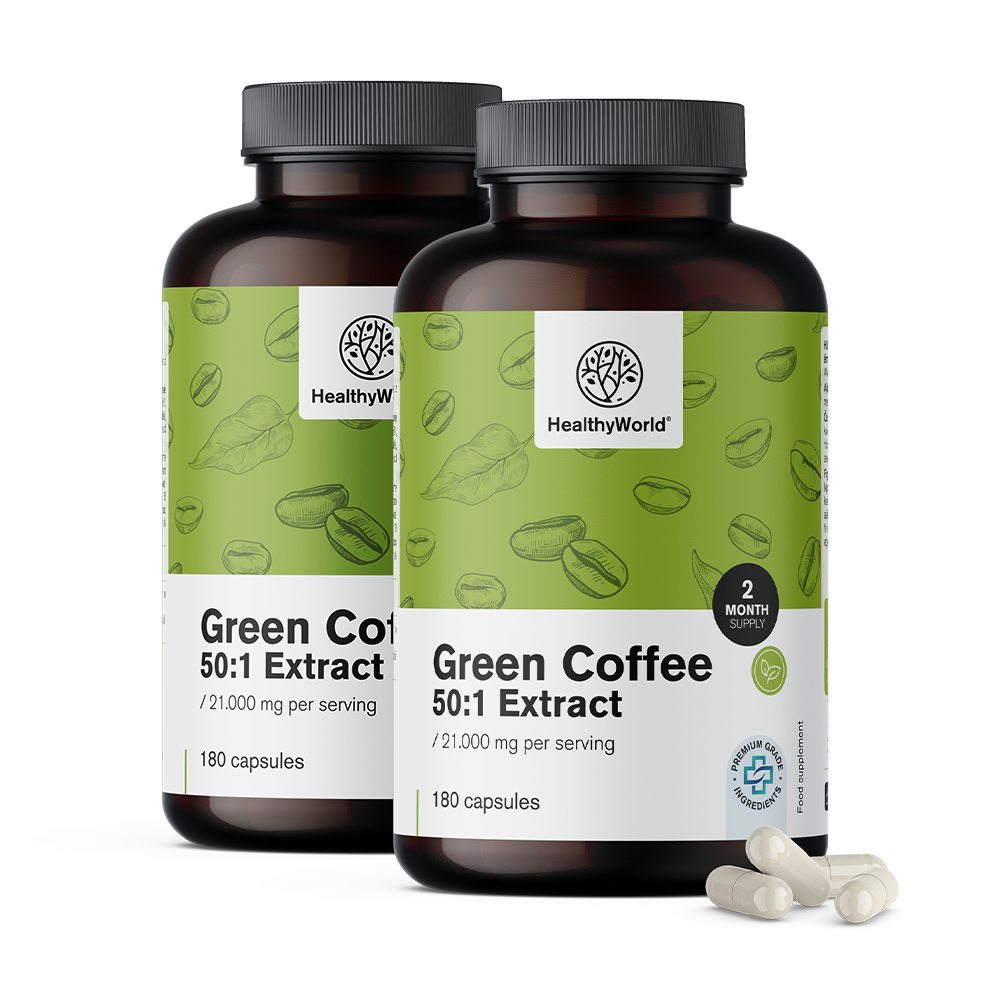 Extrato de café verde.
