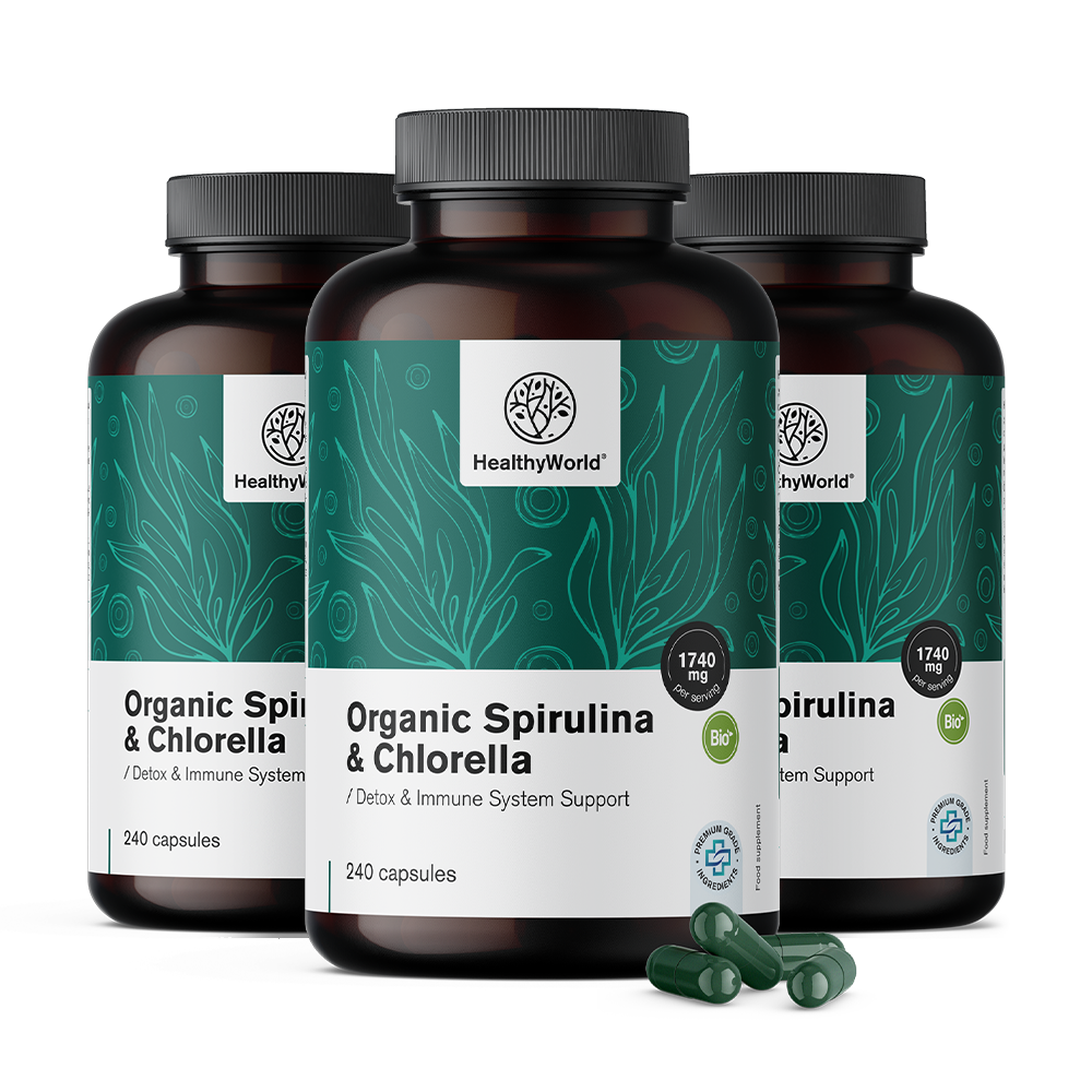 BIO Spirulina e chlorella.