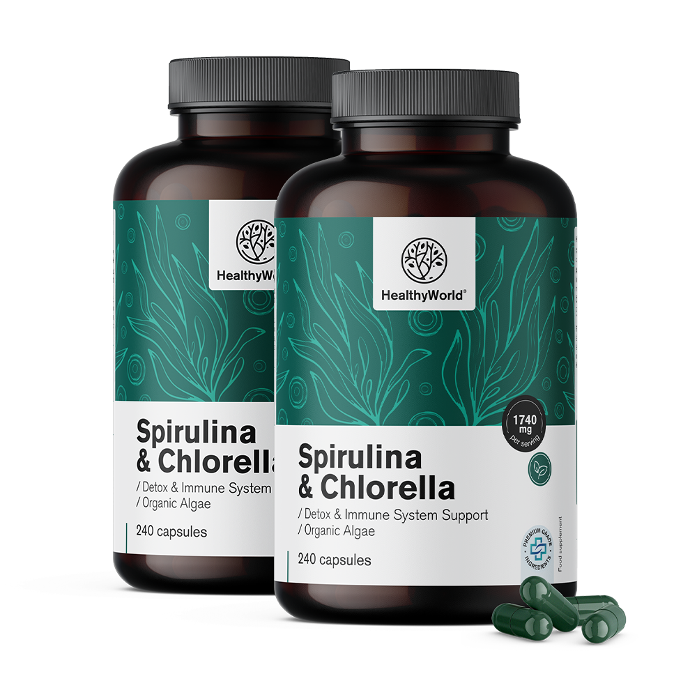 BIO Spirulina e chlorella.