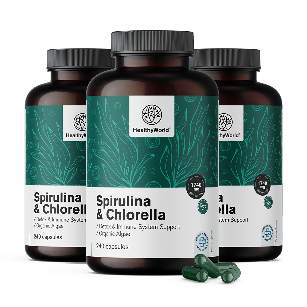BIO Spirulina e chlorella.