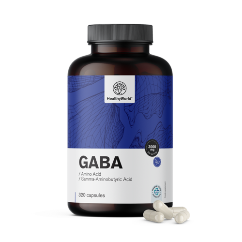 GABA 3000 mg, 320 cápsulas