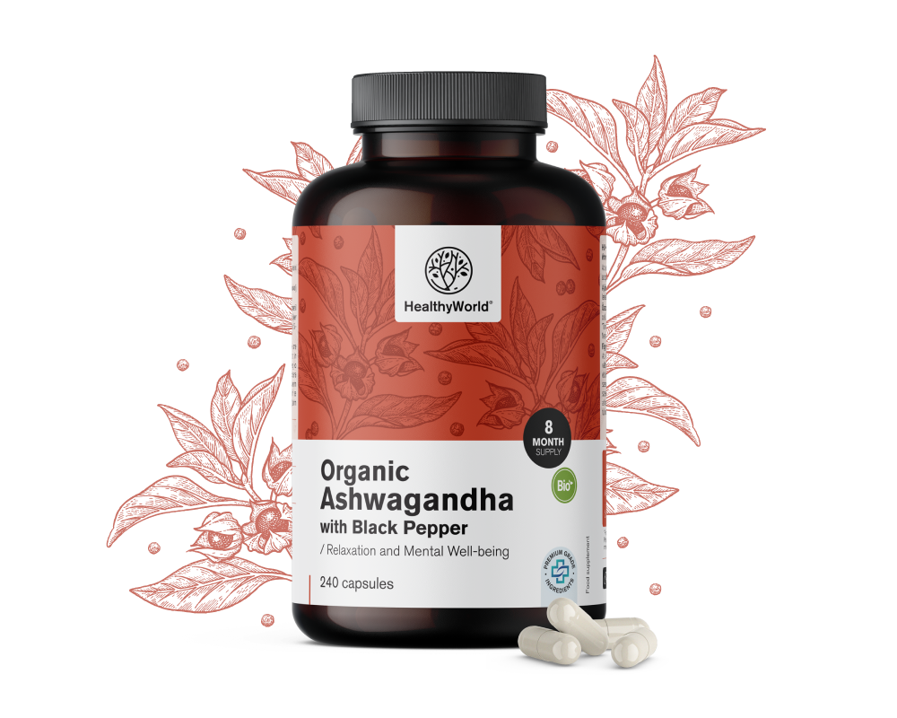 BIO Ashwagandha com Pimenta-do-Reino
