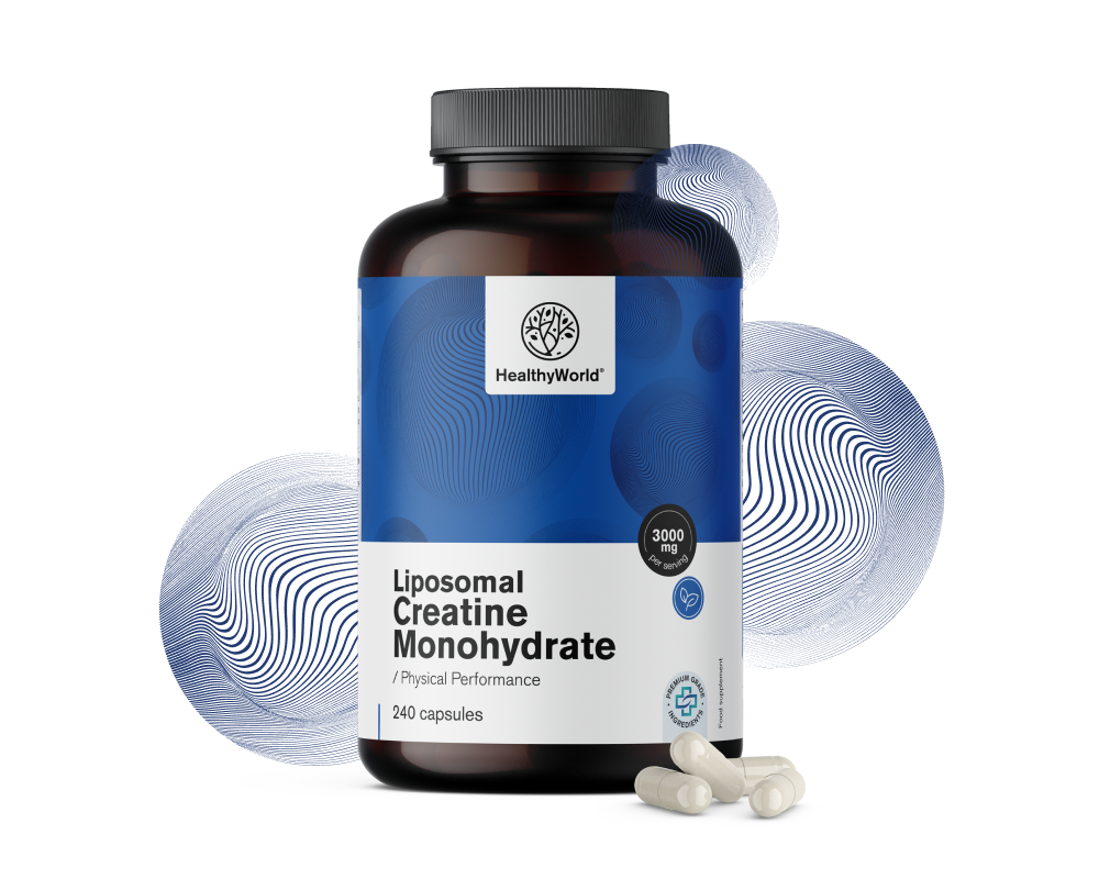 Creatina monohidratada lipossomal 3000&nbsp;mg