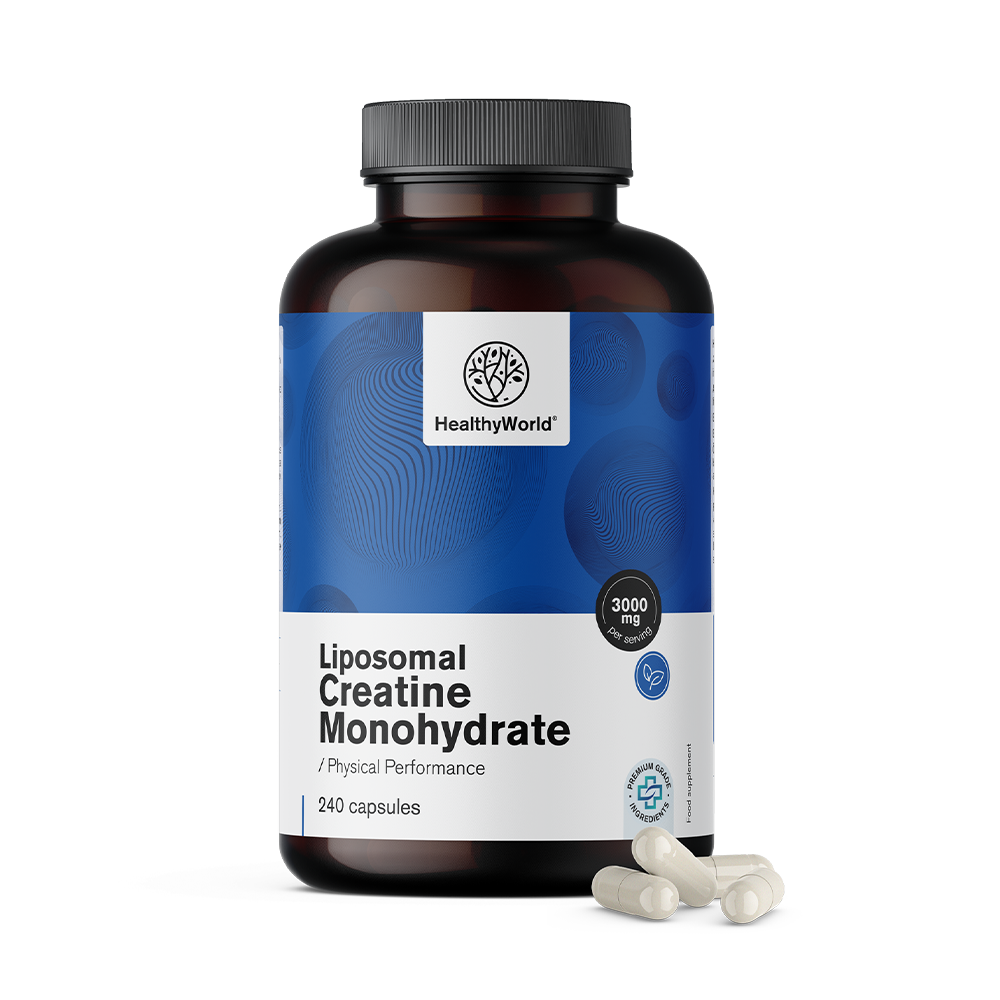 Creatina monohidratada lipossomal 3000 mg.