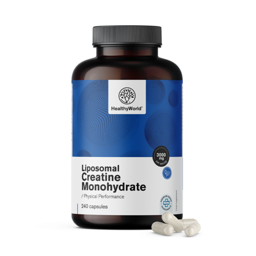 Creatina monohidratada lipossomal 3000 mg, 240 cápsulas