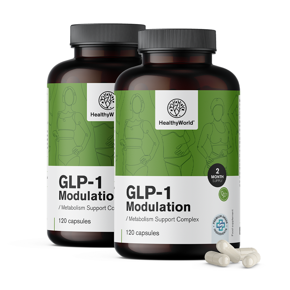 Modulação GLP-1 - complexo de suporte ao metabolismo.