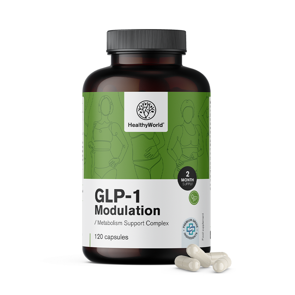 Modulação GLP-1 - complexo de suporte ao metabolismo.