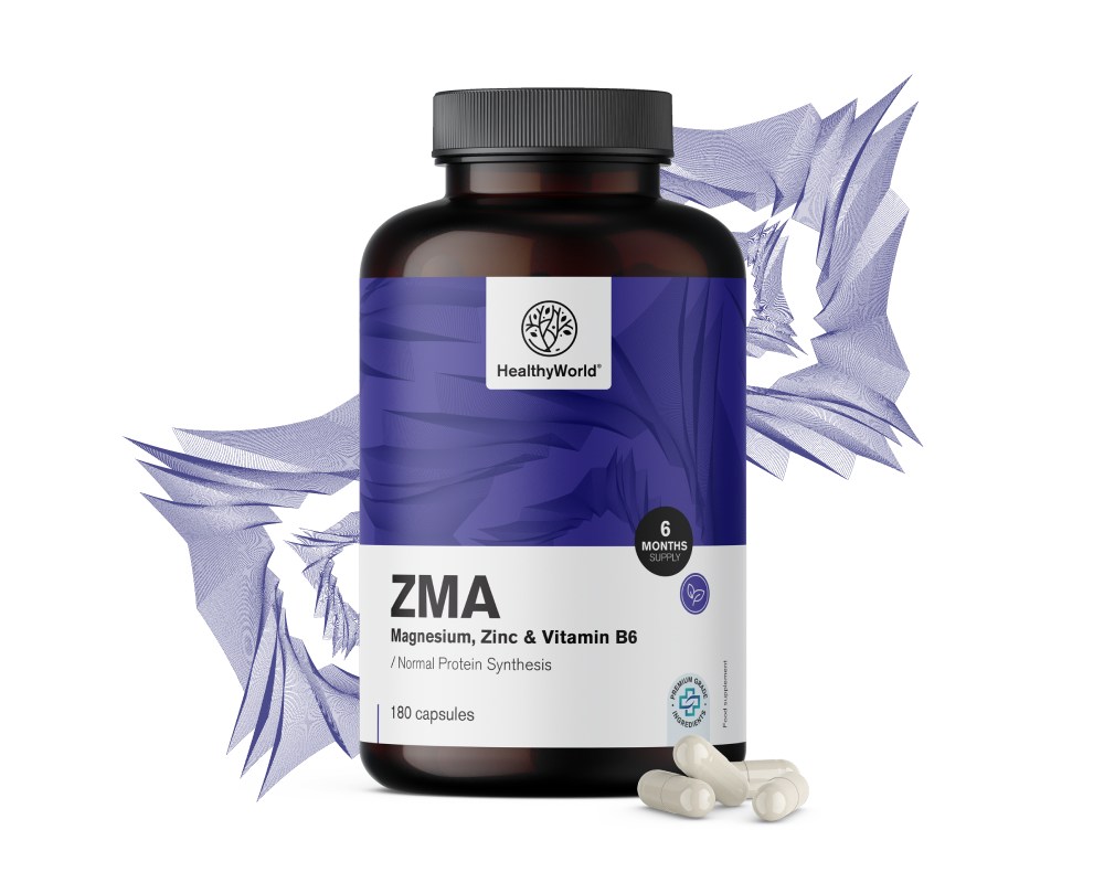 ZMA – magnésio, zinco e B6