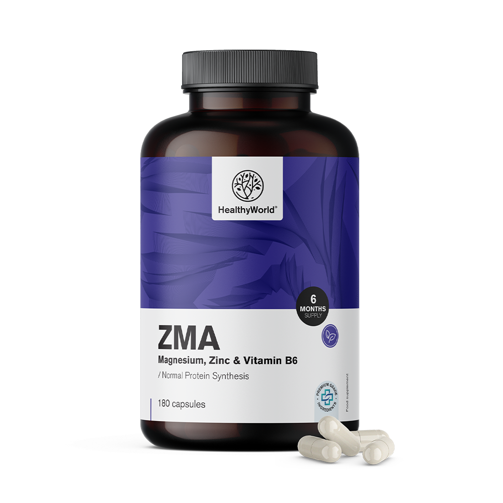 ZMA – magnésio, zinco e B6
