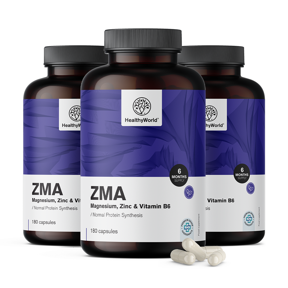 ZMA – magnésio, zinco e B6
