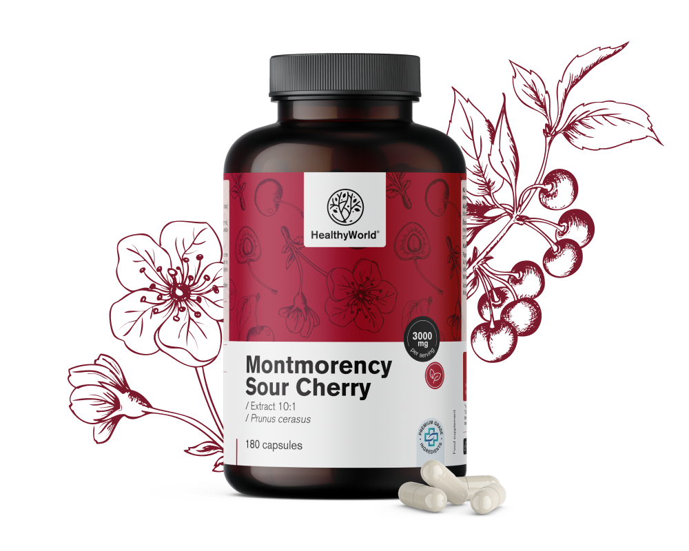 Cereja Montmorency 3000&nbsp;mg