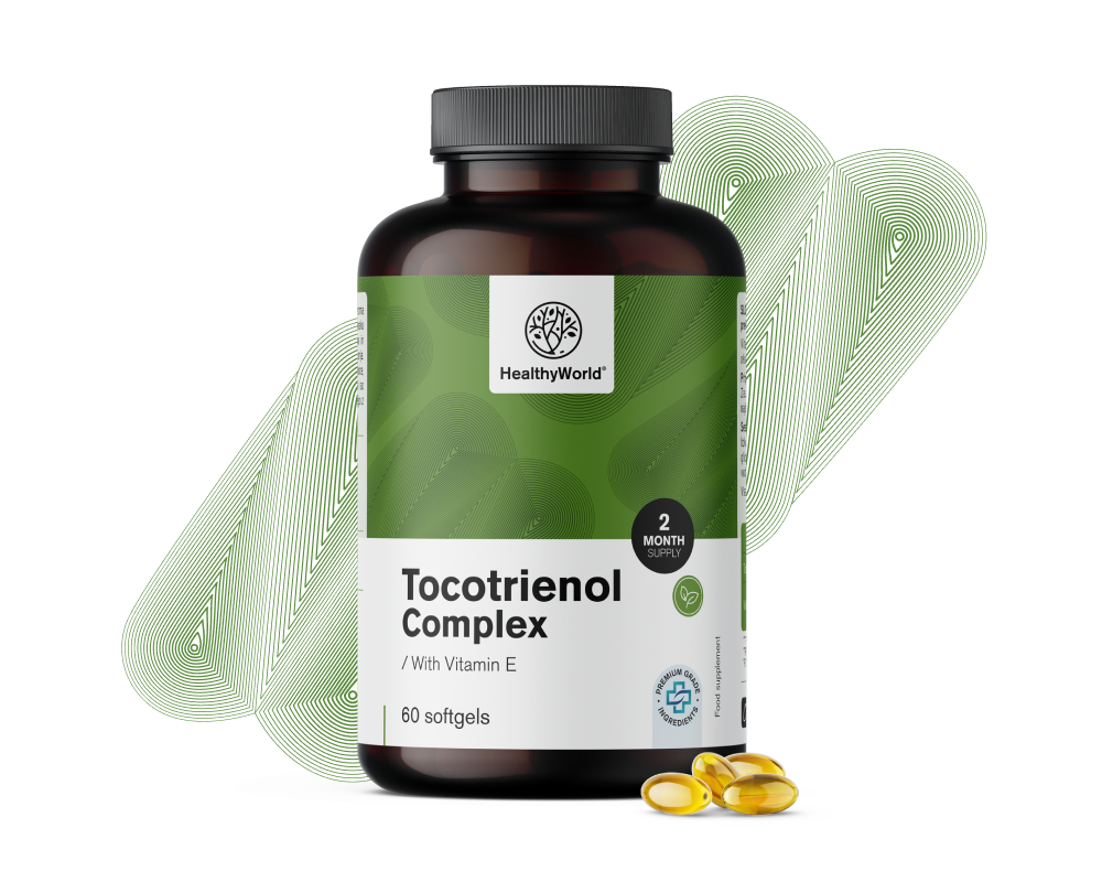 Complexo de tocotrienóis com vitamina E