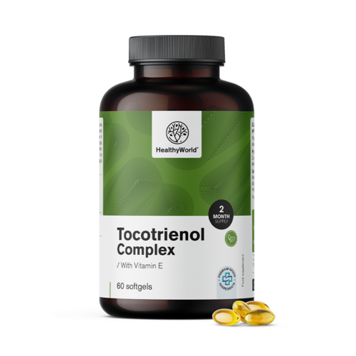 Complexo de tocotrienol com Vitamina E, 60 cápsulas moles