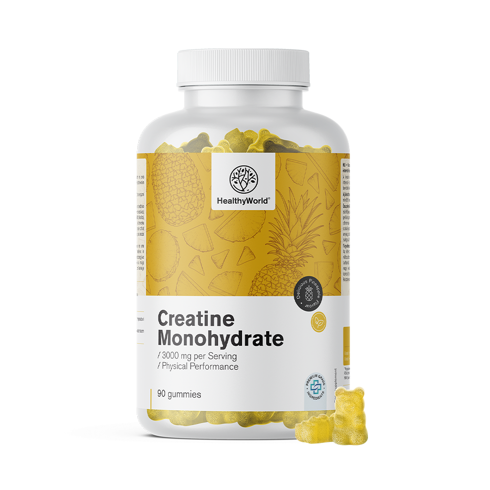 Monohidrato de creatina 3000 mg – ananás