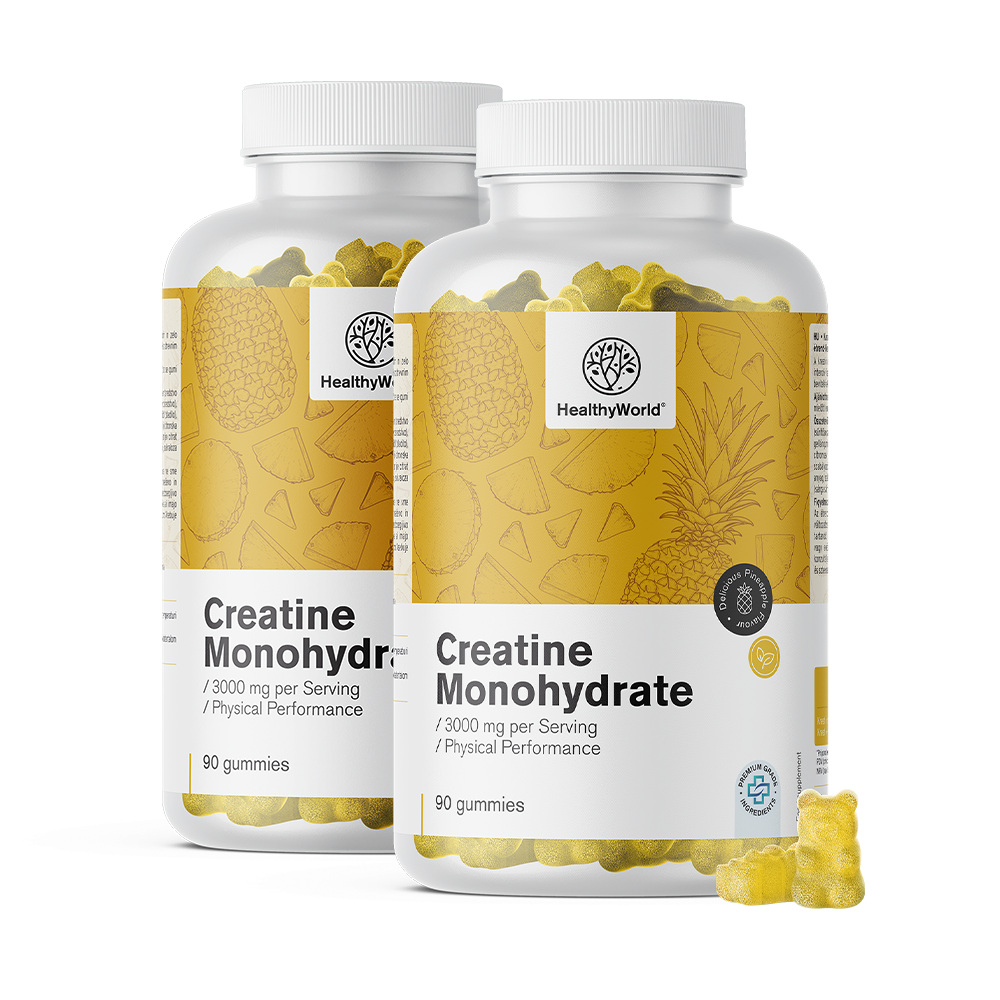 Monohidrato de creatina 3000 mg – ananás