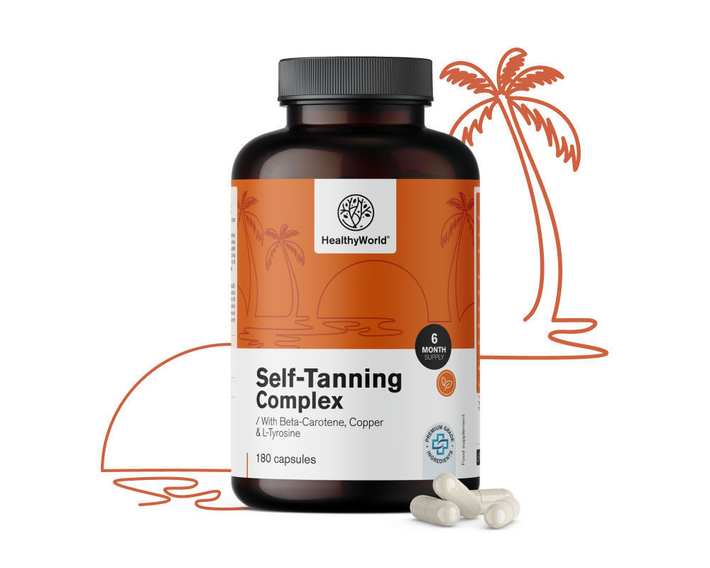 Self-Tanning Complex – favorece o bronzeamento natural