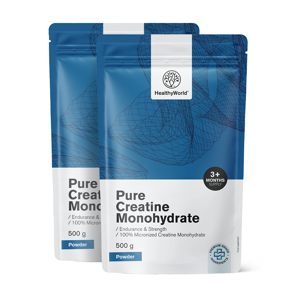 Pure creatina monohidratada em pó