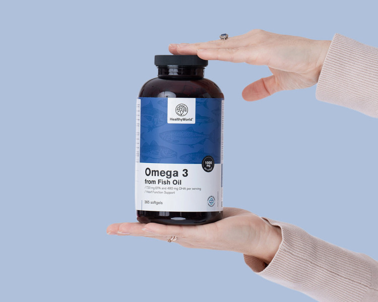 Ómega-3 1000 mg – de óleo de peixe